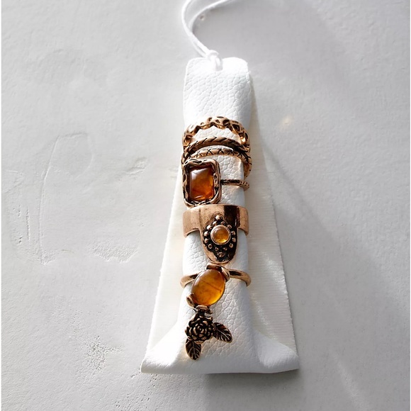 NWT Morning Meadow Ring Set by Free People - Picture 2 of 9